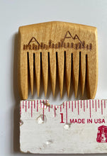 Load image into Gallery viewer, Handcrafted Wooden Beard Comb