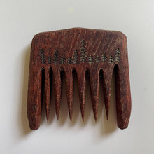 Load image into Gallery viewer, Handcrafted Wooden Beard Comb