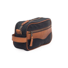 Load image into Gallery viewer, Campaign Waxed Canvas Toiletry Shave Kit