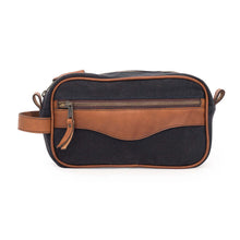 Load image into Gallery viewer, Campaign Waxed Canvas Toiletry Shave Kit