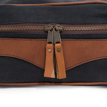 Load image into Gallery viewer, Campaign Waxed Canvas Toiletry Square Shave Kit