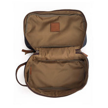 Load image into Gallery viewer, Campaign Waxed Canvas Toiletry Square Shave Kit