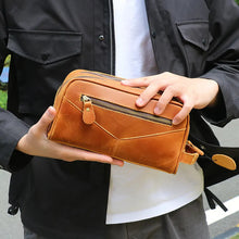 Load image into Gallery viewer, The Nomad Toiletry Bag | Genuine Leather Travel Toiletry Bag