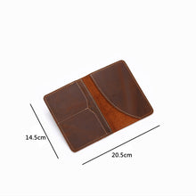 Load image into Gallery viewer, Priam Handmade Leather Passport Cover