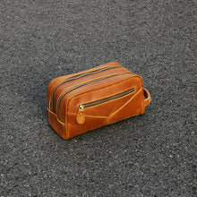 Load image into Gallery viewer, The Nomad Toiletry Bag | Genuine Leather Travel Toiletry Bag