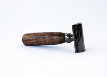 Load image into Gallery viewer, Walnut Shave Set with Gunmetal Safety Razor