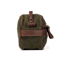 Load image into Gallery viewer, Campaign Waxed Canvas Toiletry Shave Kit