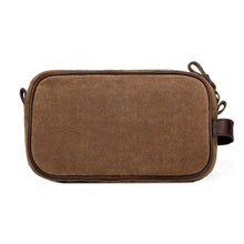 Load image into Gallery viewer, Campaign Waxed Canvas Toiletry Shave Kit