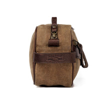 Load image into Gallery viewer, Campaign Waxed Canvas Toiletry Shave Kit