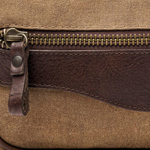 Load image into Gallery viewer, Campaign Waxed Canvas Toiletry Shave Kit