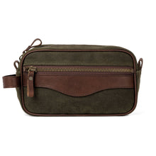 Load image into Gallery viewer, Campaign Waxed Canvas Toiletry Shave Kit