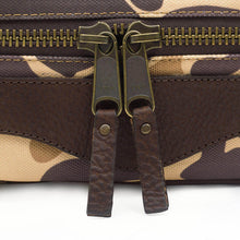 Load image into Gallery viewer, Campaign Waxed Canvas Toiletry Square Shave Kit