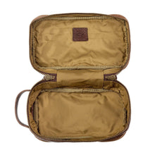 Load image into Gallery viewer, Campaign Waxed Canvas Toiletry Square Shave Kit