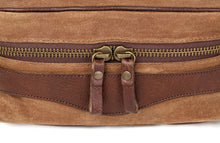 Load image into Gallery viewer, Campaign Waxed Canvas Toiletry Square Shave Kit
