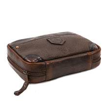 Load image into Gallery viewer, Heritage Leather "Doc" Electronics Organizer / Toiletry Kit