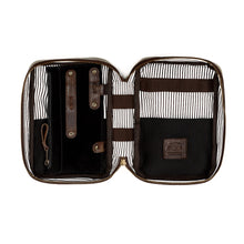 Load image into Gallery viewer, Heritage Leather "Doc" Electronics Organizer / Toiletry Kit