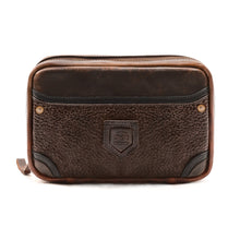 Load image into Gallery viewer, Heritage Leather "Doc" Electronics Organizer / Toiletry Kit