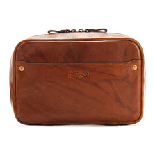 Load image into Gallery viewer, Heritage Leather "Doc" Electronics Organizer / Toiletry Kit