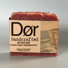 Load image into Gallery viewer, Pistachio, Caramel & Sandalwood Bar Soap | Dør Handcrafted