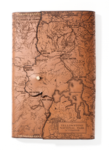 Load image into Gallery viewer, Yellowstone National Park Map Journal