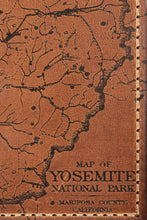Load image into Gallery viewer, Yosemite National Park Map Passport Wallet