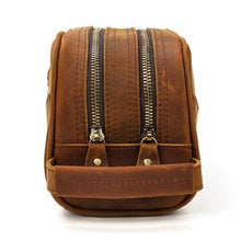 Load image into Gallery viewer, The Nomad Toiletry Bag | Genuine Leather Travel Toiletry Bag