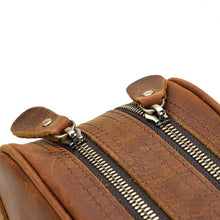 Load image into Gallery viewer, The Nomad Toiletry Bag | Genuine Leather Travel Toiletry Bag