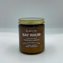Load image into Gallery viewer, Bay Rhum Candle by Big White Yeti | 9 oz Amber Jar