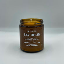 Load image into Gallery viewer, Bay Rhum Candle by Big White Yeti | 9 oz Amber Jar