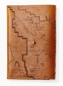 Arches National Park Map Journal