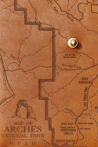 Arches National Park Map Journal