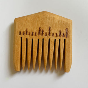 Handcrafted Wooden Beard Comb