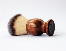 Load image into Gallery viewer, Mahogany Plisson Lather Brush
