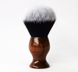 Walnut Tuxedo shave Brush