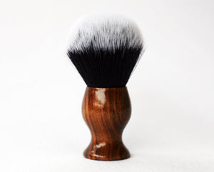 Walnut Tuxedo shave Brush