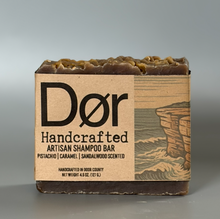 Load image into Gallery viewer, Pistachio, Caramel &amp; Sandalwood Shampoo Bar | Dør Handcrafted
