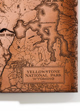 Load image into Gallery viewer, Yellowstone National Park Map Journal
