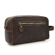 Load image into Gallery viewer, The Wanderer Toiletry Bag | Genuine Leather Toiletry Bag
