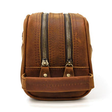 Load image into Gallery viewer, The Nomad Toiletry Bag | Genuine Leather Travel Toiletry Bag
