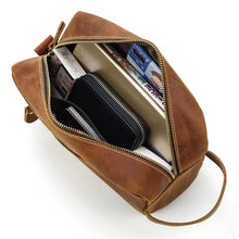 Load image into Gallery viewer, The Wanderer Toiletry Bag | Genuine Leather Toiletry Bag
