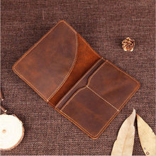 Load image into Gallery viewer, Priam Handmade Leather Passport Cover
