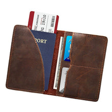 Load image into Gallery viewer, Priam Handmade Leather Passport Cover
