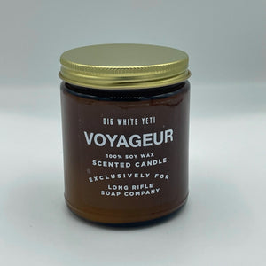 Voyageur Candle by Big White Yeti | 9 oz Amber Jar