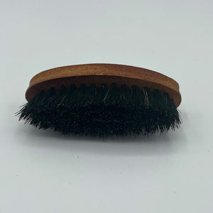 Mini Natural Wood and Boar Bristle Beard Brush